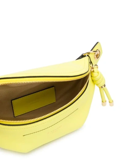 Shop Givenchy Zipped Belt Bag In Yellow