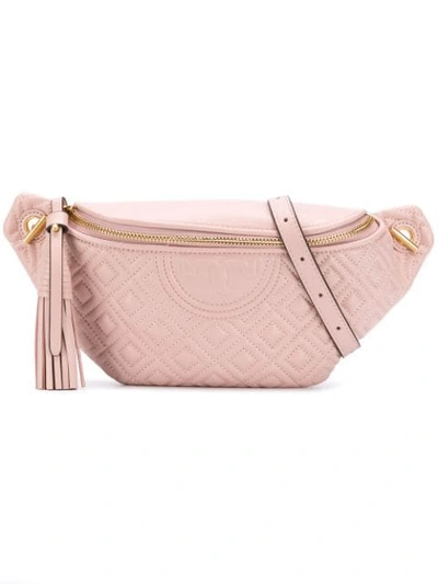 Shop Tory Burch Fleming Belt Bag In Pink