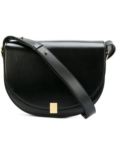Shop Victoria Beckham Half Moon Shoulder Bag In Black