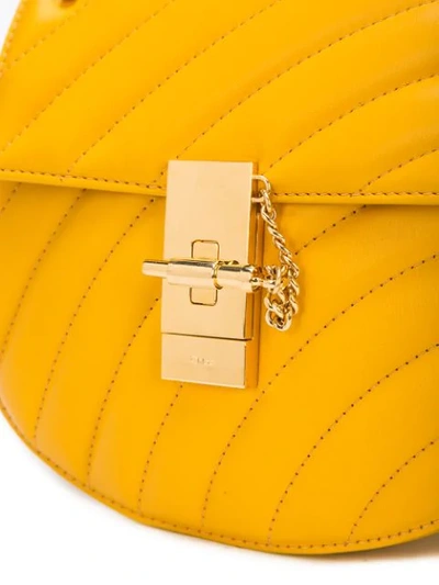 Shop Chloé Mini Drew Bijou Bag In Yellow