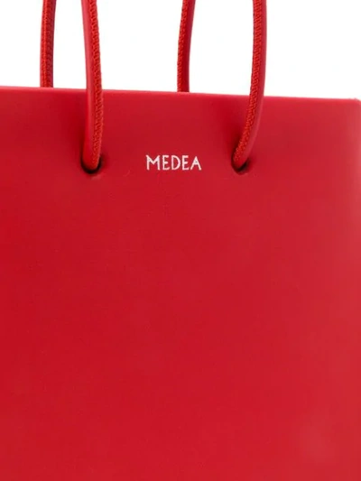Shop Medea Prima Short Tote In Red