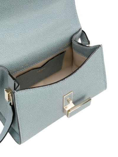 Shop Valextra Micro Iside Tote - Blue