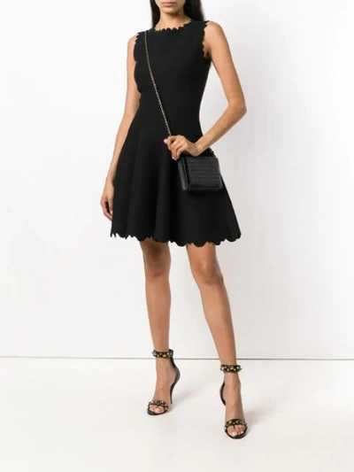Shop Bottega Veneta Woven Shoulder Bag - Black