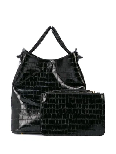 Shop Elleme Satchel Bag In Black