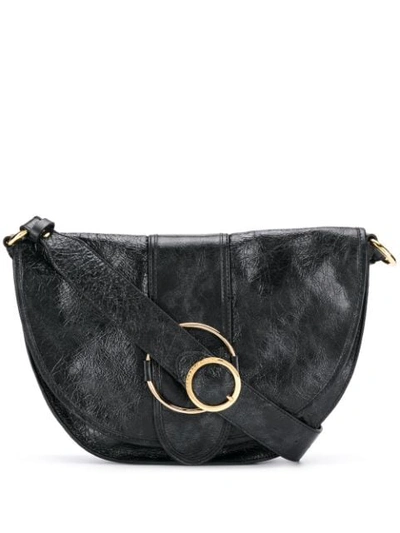 Shop L'autre Chose Hobo Shoulder Bag - Black