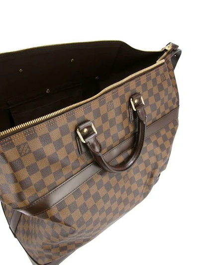 Shop Pre-owned Louis Vuitton Damier Grimaud Luggage Bag - Brown