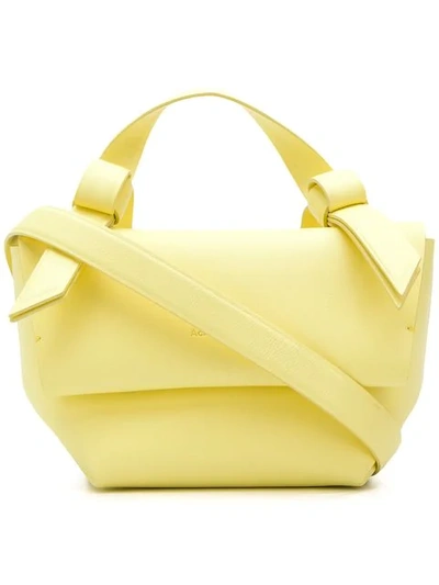 Shop Acne Studios Musubi Milli Mini Bag In Yellow
