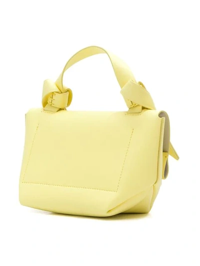 Shop Acne Studios Musubi Milli Mini Bag In Yellow