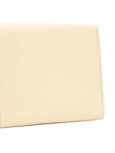 Shop Aesther Ekme Box Clutch Bag In Yellow