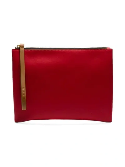 Shop Marni Green And Red Two
