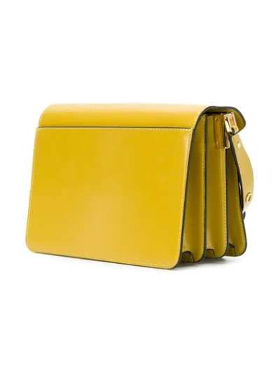 Shop Marni 'trunk' Schultertasche - Gelb In Yellow