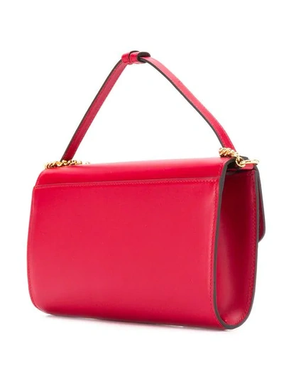 Shop Gucci Horsebit Shoulder Bag In Red