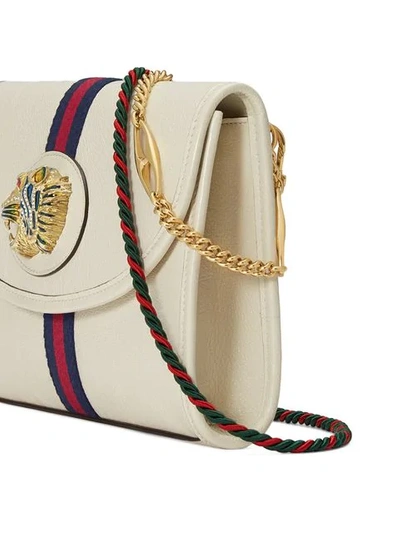Shop Gucci Rajah Small Shoulder Bag In White