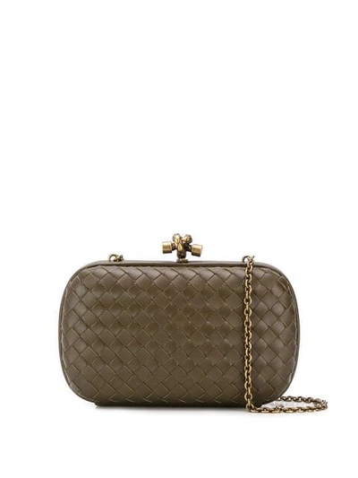 BOTTEGA VENETA KNOT CLUTCH BAG - 绿色