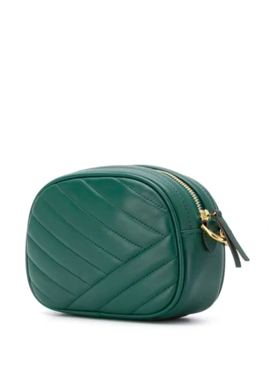 Shop Tory Burch Kira Chevron Camera Bag - Green