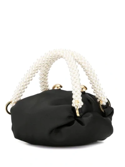 0711 NINO PEARL-HANDLE MICRO-MINI BAG - 黑色