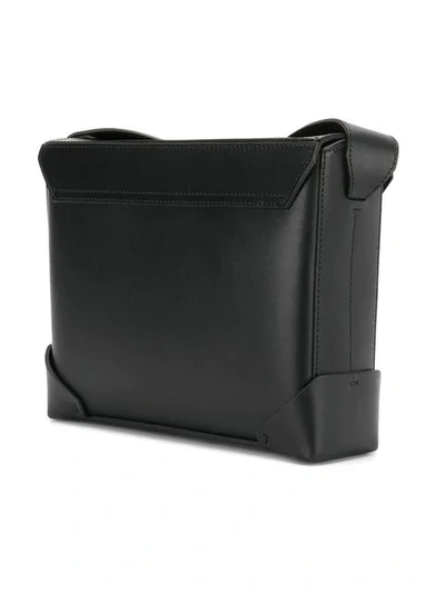 Shop Manu Atelier Rectangular Shoulder Bag In Black