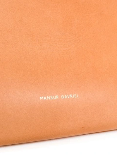 Shop Mansur Gavriel Sun Bag In Neutrals
