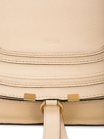 Shop Chloé Marcie Tote Bag In Neutrals