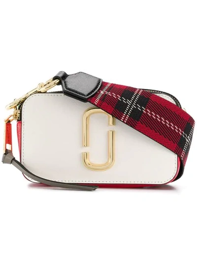 Shop Marc Jacobs The Snapshot Crossbody Bag In Multicolour ,white