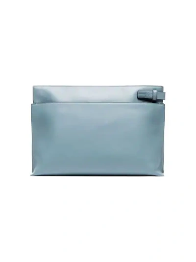 Shop Loewe Blue Leather Clutch Bag