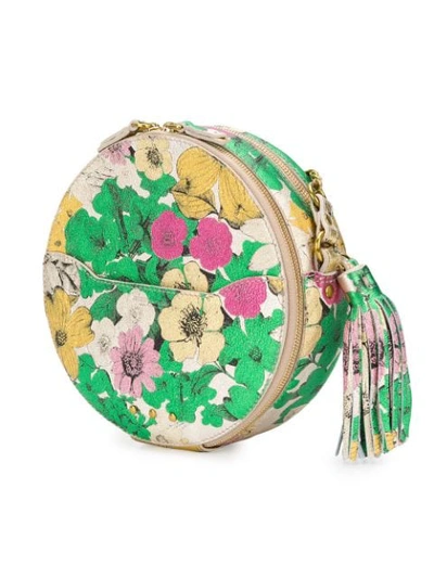 Shop Jérôme Dreyfuss Floral Print Round Shoulder Bag - Multicolour