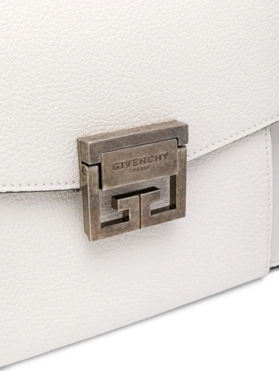 Shop Givenchy Gv3 Shoulder Bag - White