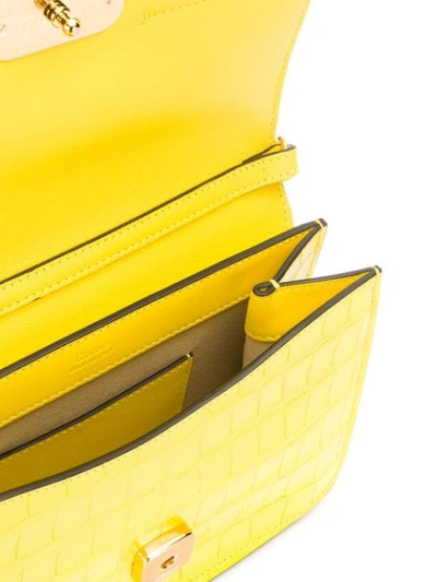 Shop Chloé C Shoulder Bag In Yellow