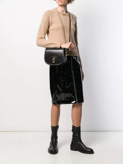 Shop Marc Jacobs The Saddle Bag In Black