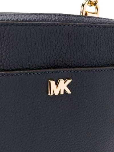 Shop Michael Michael Kors Logo Crossbody Bag In Blue