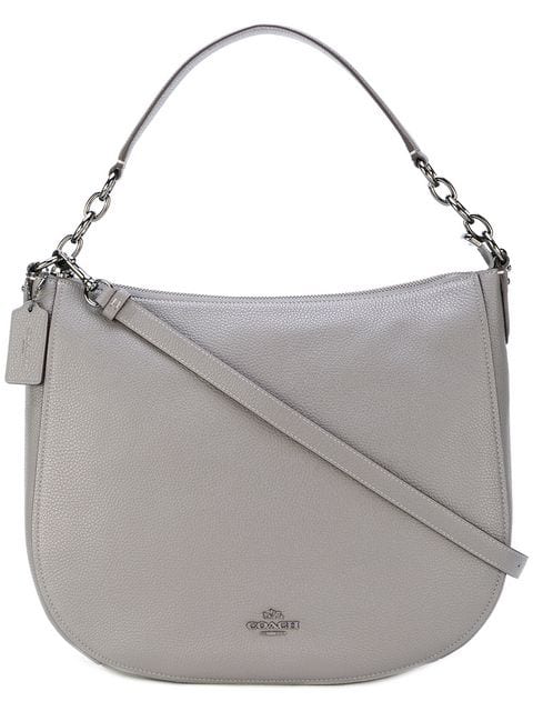 coach grey hobo bag