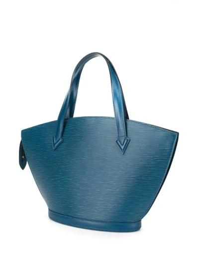 Pre-owned Louis Vuitton Saint Jacques Epi Tote Bag - Farfetch In Blue