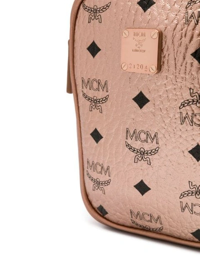 Shop Mcm Essential Original Belt Bag In Brown