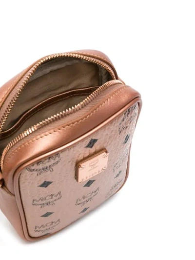 Shop Mcm Essential Original Belt Bag In Brown
