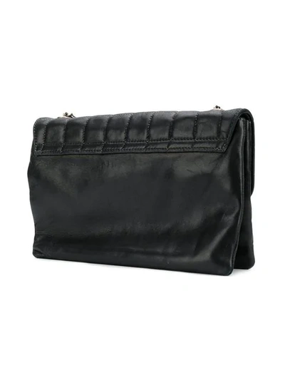 Pre-owned Chanel 2000 2.55 Quilted Shoulder Bag In Black