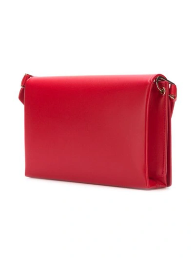 Shop Lanvin Small Shoulder Bag In Red