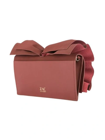 Shop Zac Zac Posen Earthette Flat Clutch In Red