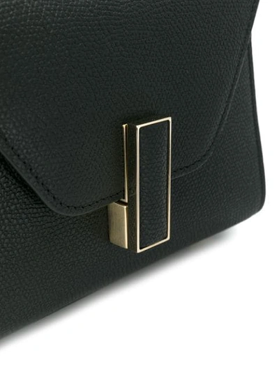 Shop Valextra Iside Micro Tote In Black