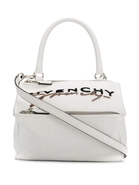 Givenchy Logo Crossbody Bag In White 