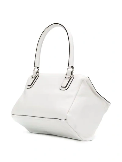 Shop Givenchy Logo Crossbody Bag In White