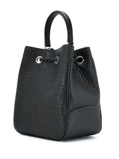 Shop Mulberry Hampstead Bucket Bag In Black