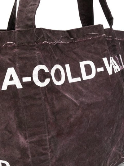 A-COLD-WALL* DISTRESSED SHOPPER - 紫色