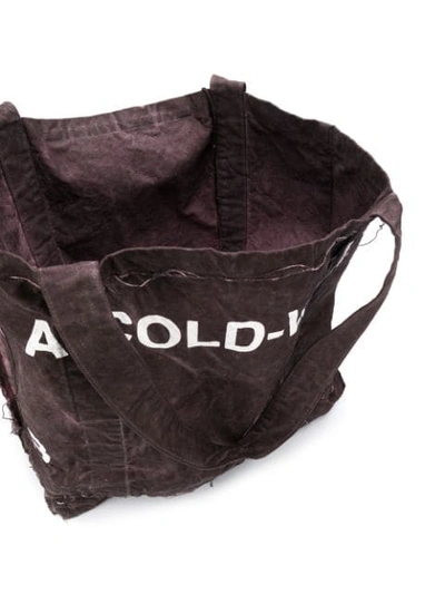 A-COLD-WALL* DISTRESSED SHOPPER - 紫色