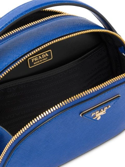 Shop Prada Odette Saffiano Leather Bag In F0v41 Royal Blue