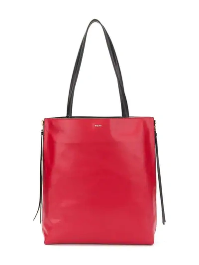 Shop Dkny Reversible Tote Bag - Red