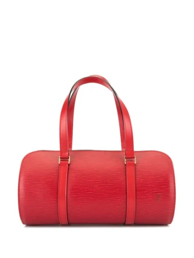 Pre-owned Louis Vuitton  Soufflot Handbag In Red