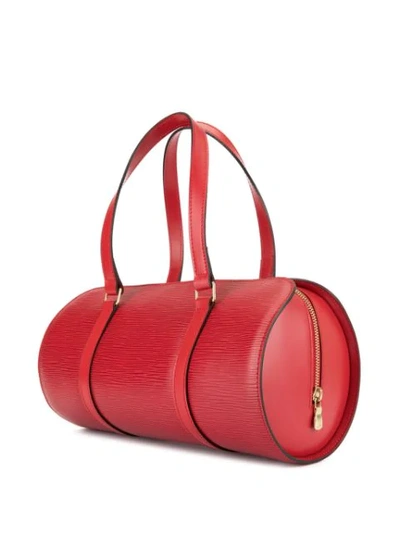 Pre-owned Louis Vuitton  Soufflot Handbag In Red