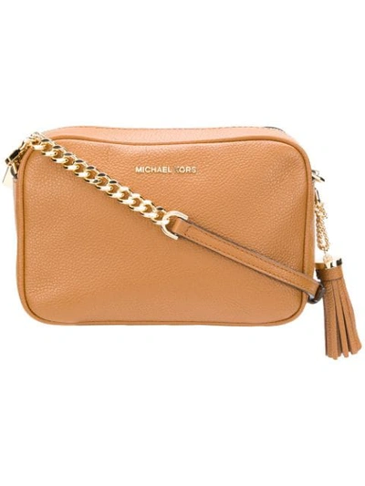 Shop Michael Michael Kors Crossbody Camera Bag In 203 Acorn