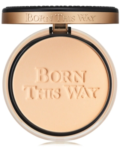 Shop Too Faced Born This Way Buildable Coverage Powder Foundation In Porcelain - Fair W/ Neutral Undertones