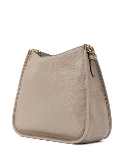 Shop Prada Hobo Shoulder Bag In Neutrals